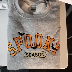 Spooky Season Embroidered Sweatshirt
